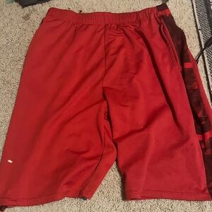 Red Kids Athletic Shorts